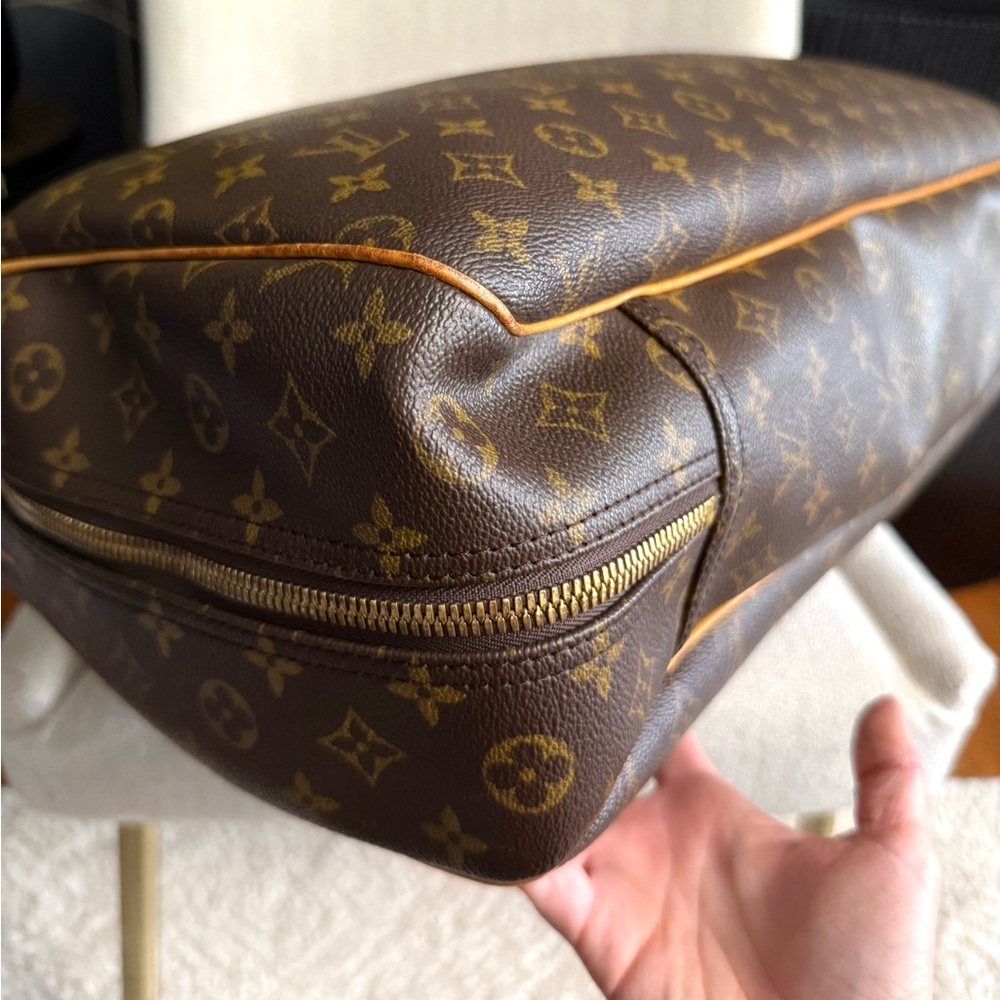 Authentic Louis Vuitton Alizé travel bag M41393 brown monogram LV canvas unisex - Picture 12 of 16